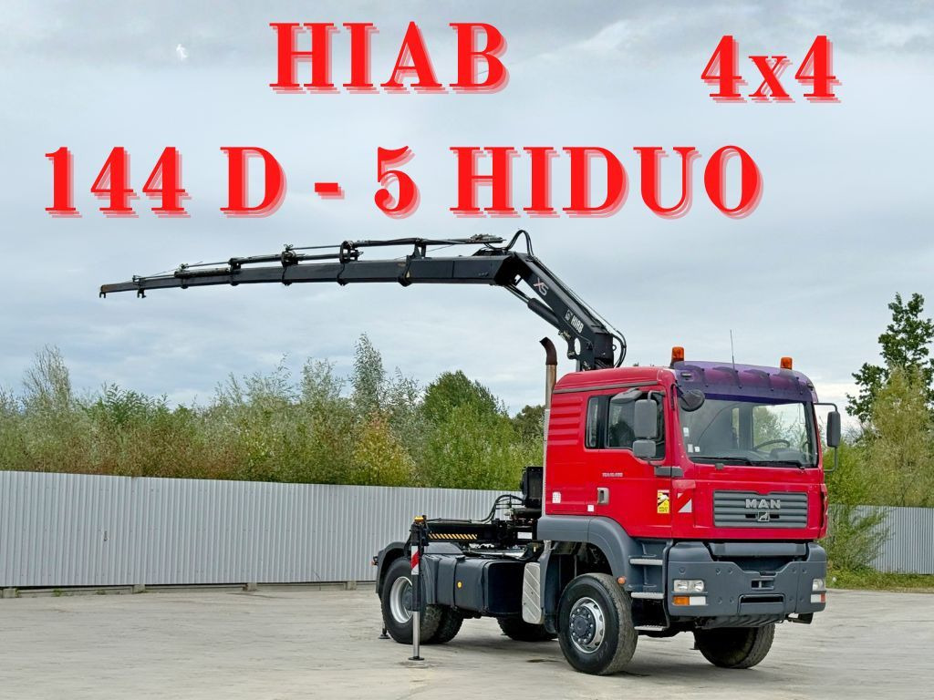 MAN TGS 18.480 * HIAB 144 D - HIDUO + FUNK/ 4x4 *TOP - Автоманипулятор: фото 1 MAN TGS 18.480 * HIAB 144 D - HIDUO + FUNK/ 4x4 *TOP - Автоманипулятор: фото 1