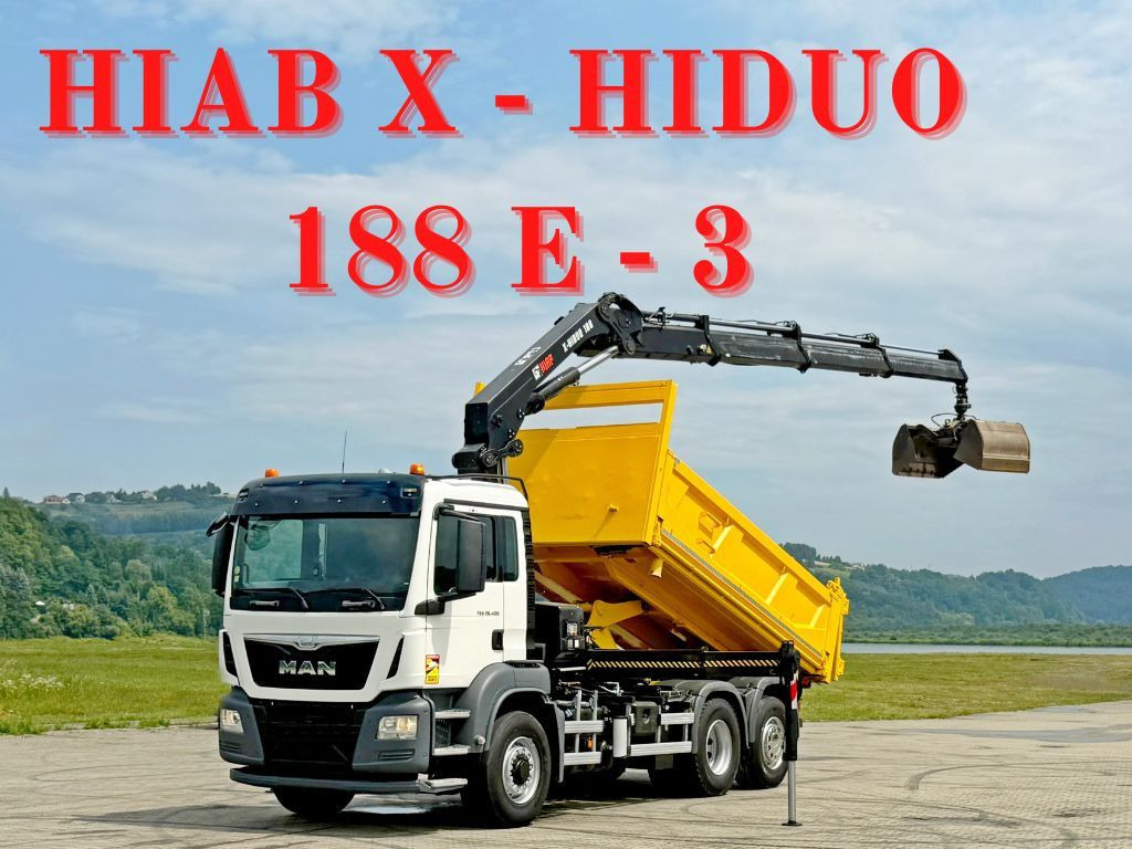 MAN TGS 26.400 * HIAB X-HIDUO 188 E-3 + FUNK * 6x4 - Автоманипулятор: фото 1 MAN TGS 26.400 * HIAB X-HIDUO 188 E-3 + FUNK * 6x4 - Автоманипулятор: фото 1