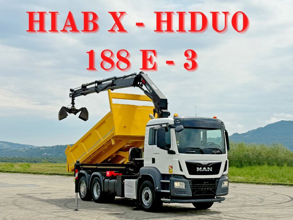 MAN TGS 26.400 * HIAB X-HIDUO 188 E-3 + FUNK * 6x4 - Автоманипулятор: фото 1 MAN TGS 26.400 * HIAB X-HIDUO 188 E-3 + FUNK * 6x4 - Автоманипулятор: фото 1