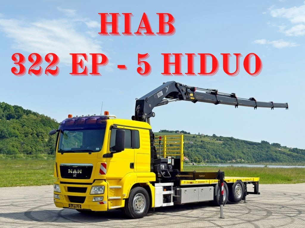 MAN TGS 26.440 * HIAB 322 EP - 5 HIDUO/ FUNK * TOP MAN TGS 26.440 * HIAB 322 EP - 5 HIDUO/ FUNK * TOP - Автоманипулятор, Грузовик бортовой/ Платформа: фото 1 MAN TGS 26.440 * HIAB 322 EP - 5 HIDUO/ FUNK * TOP MAN TGS 26.440 * HIAB 322 EP - 5 HIDUO/ FUNK * TOP - Автоманипулятор, Грузовик бортовой/ Платформа: фото 1