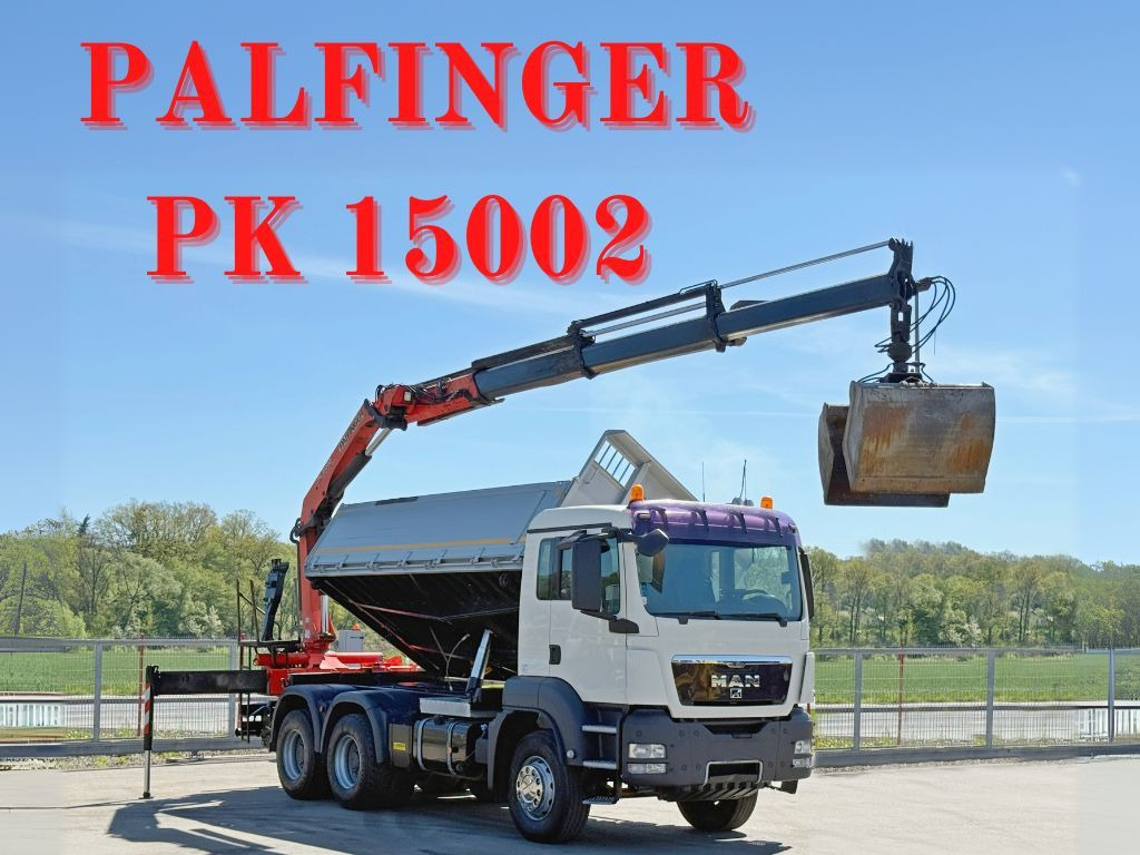 MAN TGS 33.360*KIPPER 4,95 m *PK 15002 * 6x4 - Самосвал, Автоманипулятор: фото 1 MAN TGS 33.360*KIPPER 4,95 m *PK 15002 * 6x4 - Самосвал, Автоманипулятор: фото 1