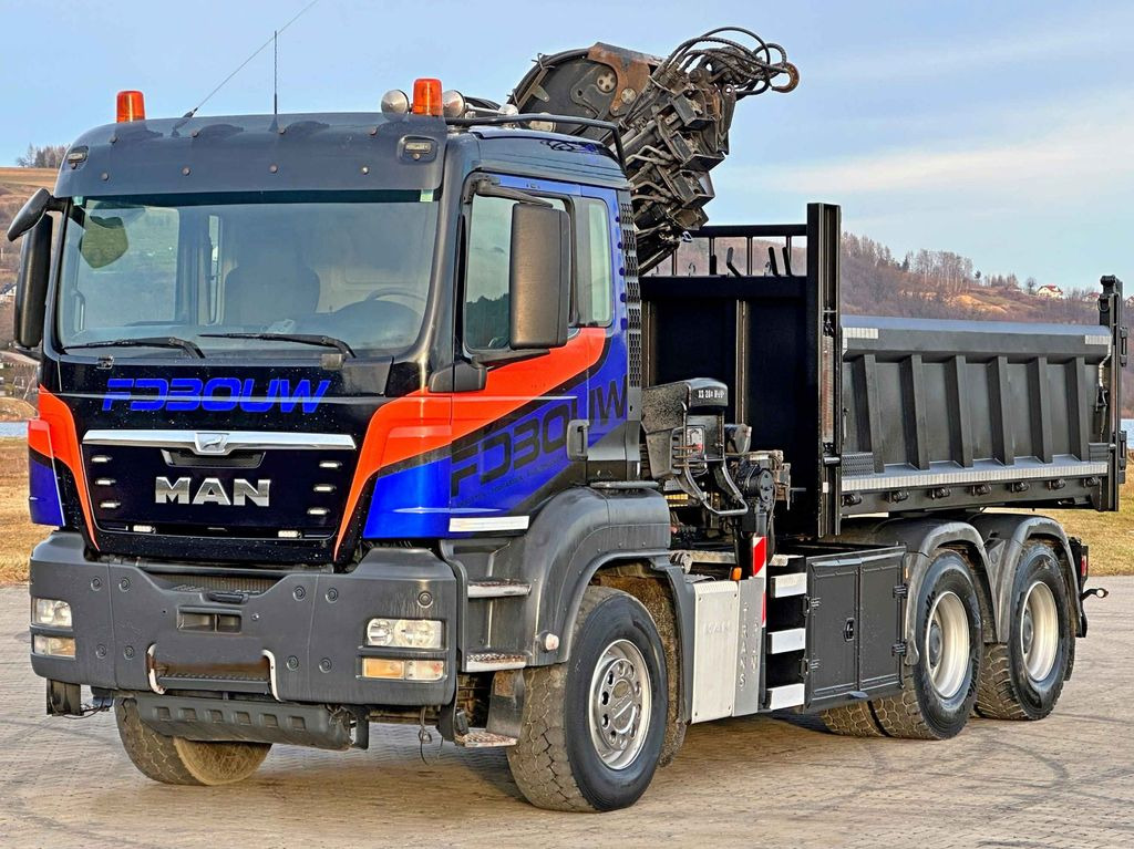 MAN TGS 33.480 * HIAB 288 EP - 4 HIDUO/ FUNK * 6x4 - Самосвал, Автоманипулятор: фото 4 MAN TGS 33.480 * HIAB 288 EP - 4 HIDUO/ FUNK * 6x4 - Самосвал, Автоманипулятор: фото 4