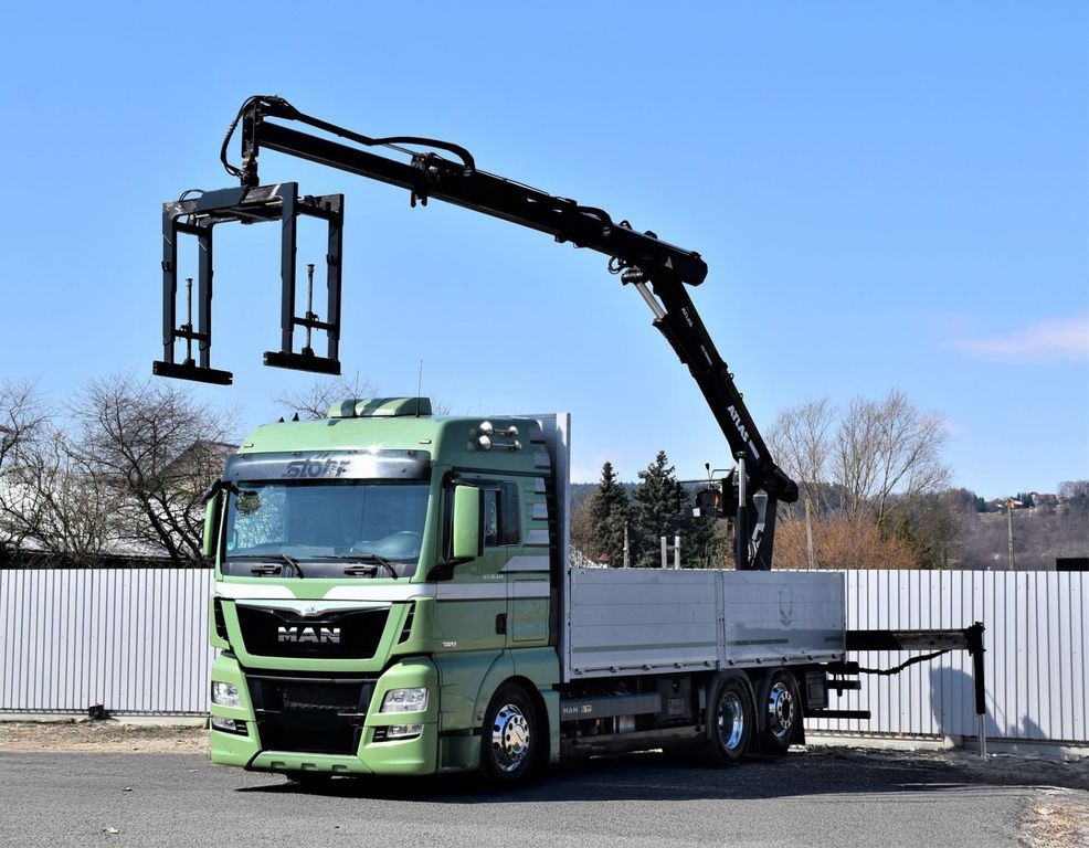 MAN TGX 26.440 Pritsche 6,60 m* ATLAS 125.2V-A12VB - Автоманипулятор: фото 2 MAN TGX 26.440 Pritsche 6,60 m* ATLAS 125.2V-A12VB - Автоманипулятор: фото 2