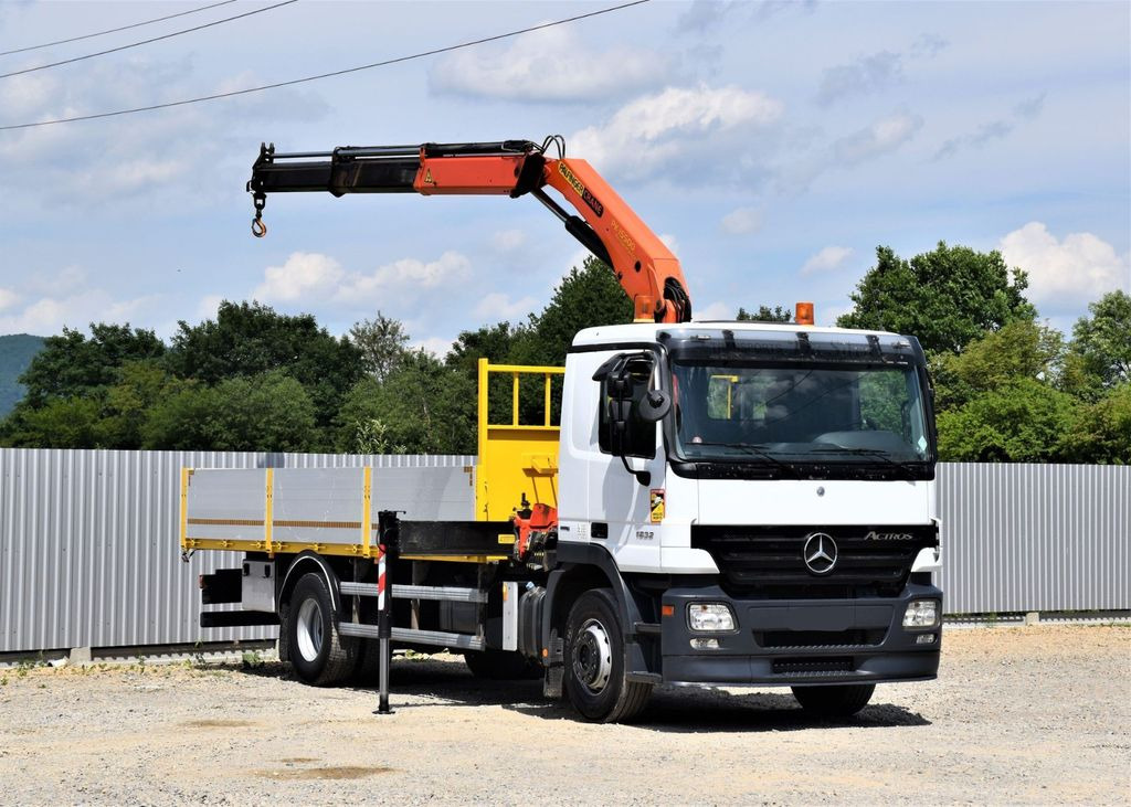 Mercedes-Benz ACTROS 1832 PRITSCHE 6,70m * PK 15500*TOPZUSTAND - Автоманипулятор: фото 1 Mercedes-Benz ACTROS 1832 PRITSCHE 6,70m * PK 15500*TOPZUSTAND - Автоманипулятор: фото 1