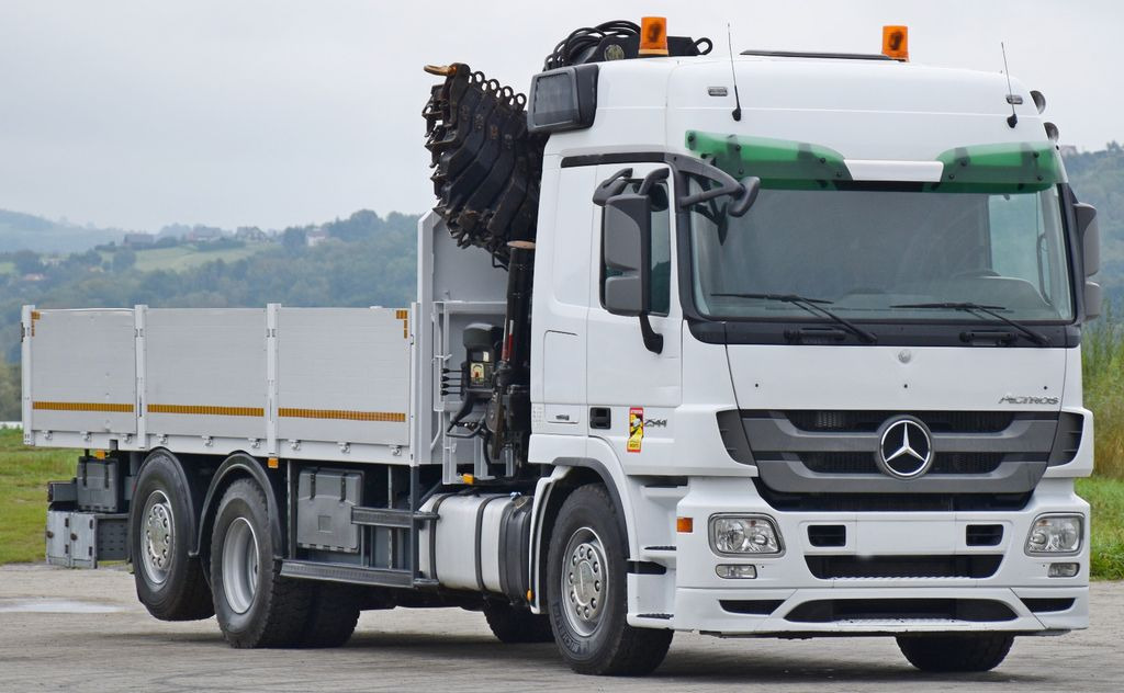 Mercedes-Benz ACTROS 2544 * HIAB 377 E - 8 HIPRO + FUNK* TOP - Автоманипулятор, Грузовик бортовой/ Платформа: фото 4 Mercedes-Benz ACTROS 2544 * HIAB 377 E - 8 HIPRO + FUNK* TOP - Автоманипулятор, Грузовик бортовой/ Платформа: фото 4
