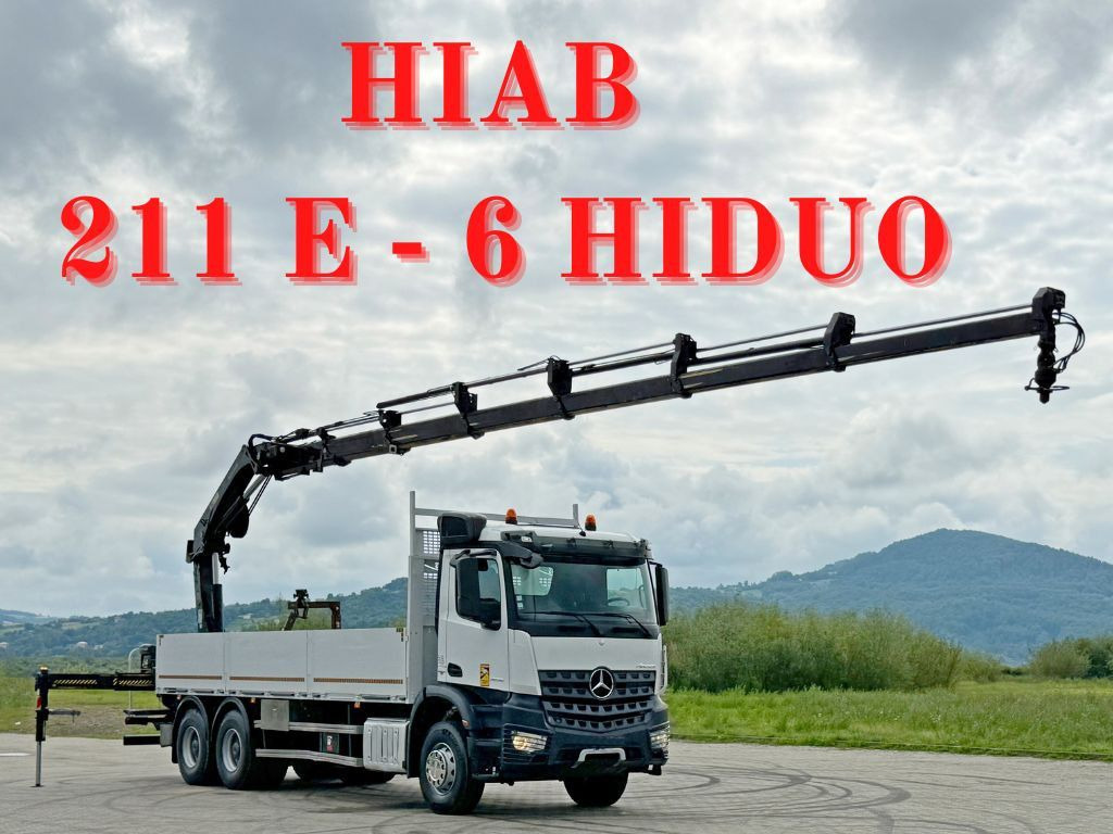 Mercedes-Benz ACTROS 2636 * HIAB 211 E-6 HIDUO/FUNK *6x4 - Автоманипулятор: фото 1 Mercedes-Benz ACTROS 2636 * HIAB 211 E-6 HIDUO/FUNK *6x4 - Автоманипулятор: фото 1