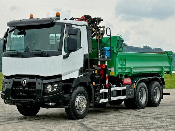 Renault C 430 *KIPPER 5,10 m + PK 16001 - K B* 6x4 - Самосвал, Автоманипулятор: фото 5 Renault C 430 *KIPPER 5,10 m + PK 16001 - K B* 6x4 - Самосвал, Автоманипулятор: фото 5