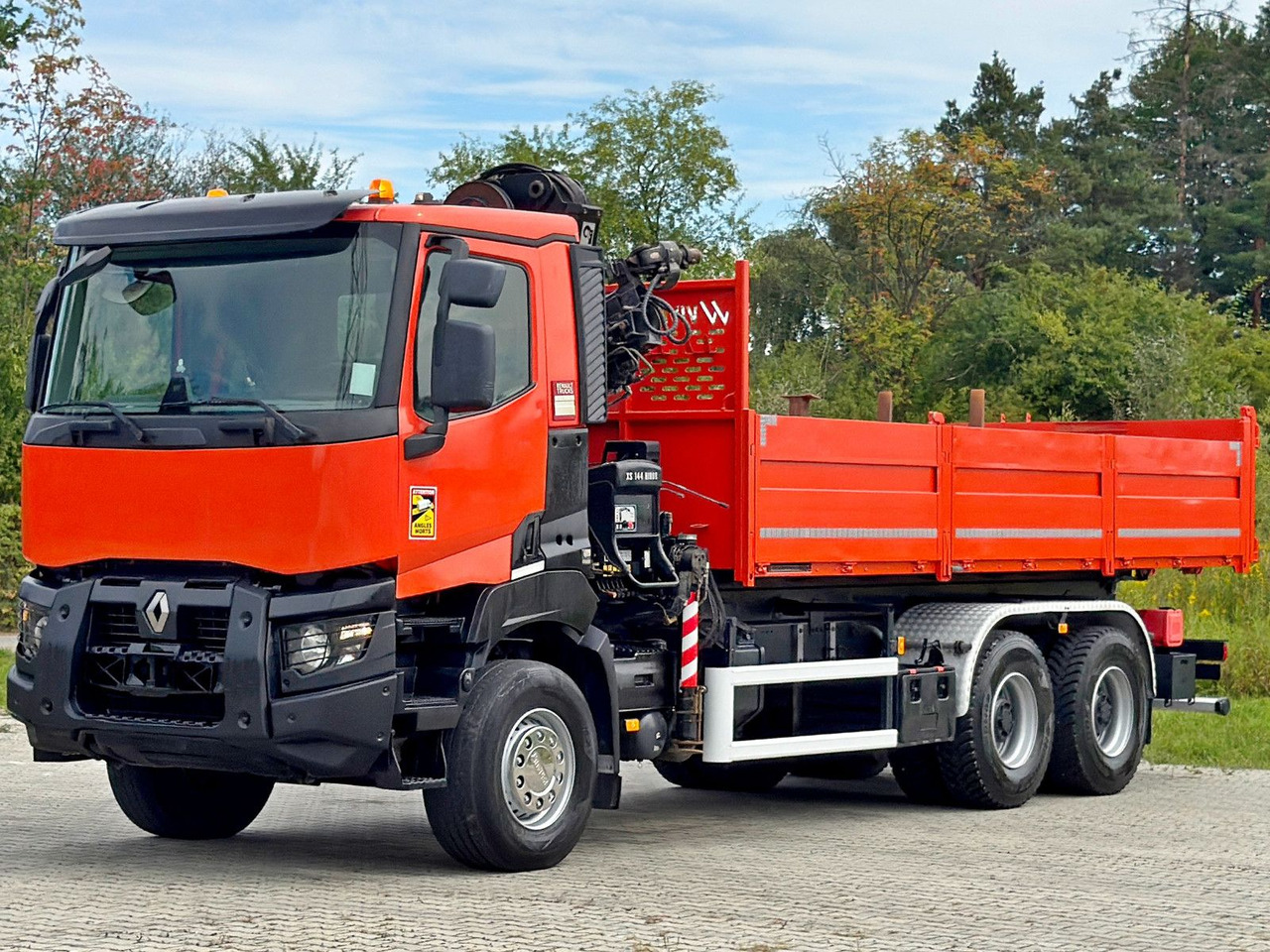 Renault K 380 * HIAB 144 BS - 3 HIDUO + FUNK * 6x4 * TOP - Самосвал, Автоманипулятор: фото 4 Renault K 380 * HIAB 144 BS - 3 HIDUO + FUNK * 6x4 * TOP - Самосвал, Автоманипулятор: фото 4