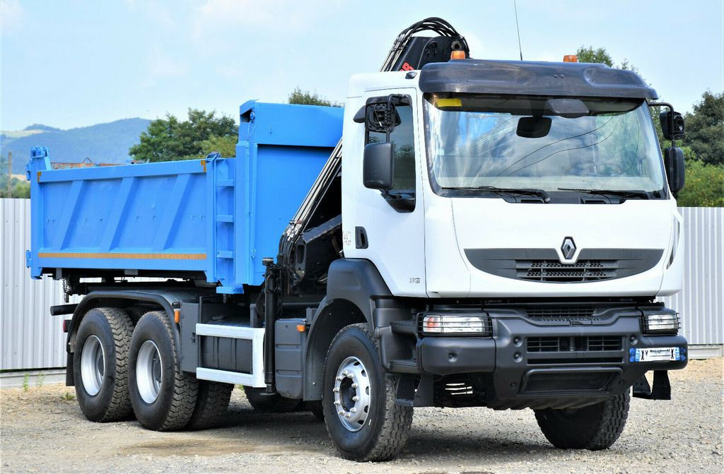 Renault KERAX 370 DXI* HIAB 122B-3 HIDUO/FUNK * 6x4 - Самосвал, Автоманипулятор: фото 4 Renault KERAX 370 DXI* HIAB 122B-3 HIDUO/FUNK * 6x4 - Самосвал, Автоманипулятор: фото 4