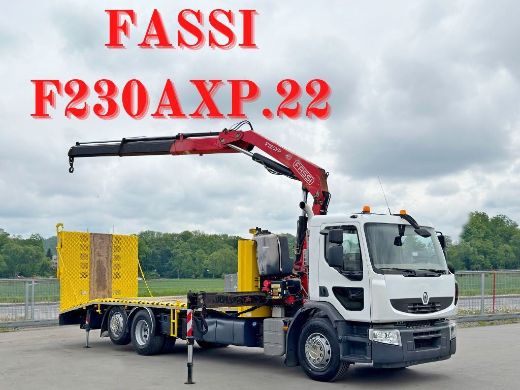 Renault PREMIUM 370 * FASSI F230AXP.22 + FUNK* TOP - Эвакуатор: фото 1 Renault PREMIUM 370 * FASSI F230AXP.22 + FUNK* TOP - Эвакуатор: фото 1