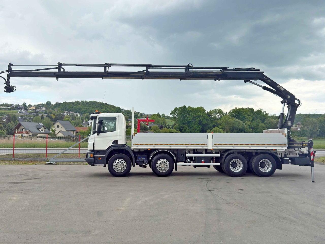 Scania P 410*PLATFORM 7,00m*HIAB 244 E-5 HIPRO+FUNK/8x4 Scania P 410*PRITSCHE 7,00m*HIAB 244 E-5 HIPRO+FUNK/8x4 - Автоманипулятор, Грузовик бортовой/ Платформа: фото 5 Scania P 410*PLATFORM 7,00m*HIAB 244 E-5 HIPRO+FUNK/8x4 Scania P 410*PRITSCHE 7,00m*HIAB 244 E-5 HIPRO+FUNK/8x4 - Автоманипулятор, Грузовик бортовой/ Платформа: фото 5