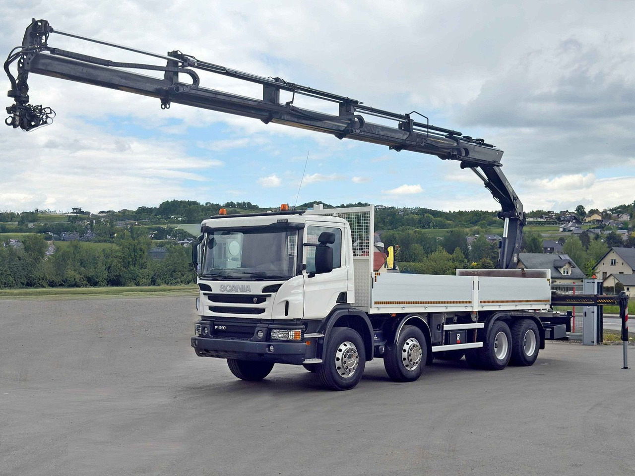 Scania P 410*PLATFORM 7,00m*HIAB 244 E-5 HIPRO+FUNK/8x4 Scania P 410*PRITSCHE 7,00m*HIAB 244 E-5 HIPRO+FUNK/8x4 - Автоманипулятор, Грузовик бортовой/ Платформа: фото 2 Scania P 410*PLATFORM 7,00m*HIAB 244 E-5 HIPRO+FUNK/8x4 Scania P 410*PRITSCHE 7,00m*HIAB 244 E-5 HIPRO+FUNK/8x4 - Автоманипулятор, Грузовик бортовой/ Платформа: фото 2