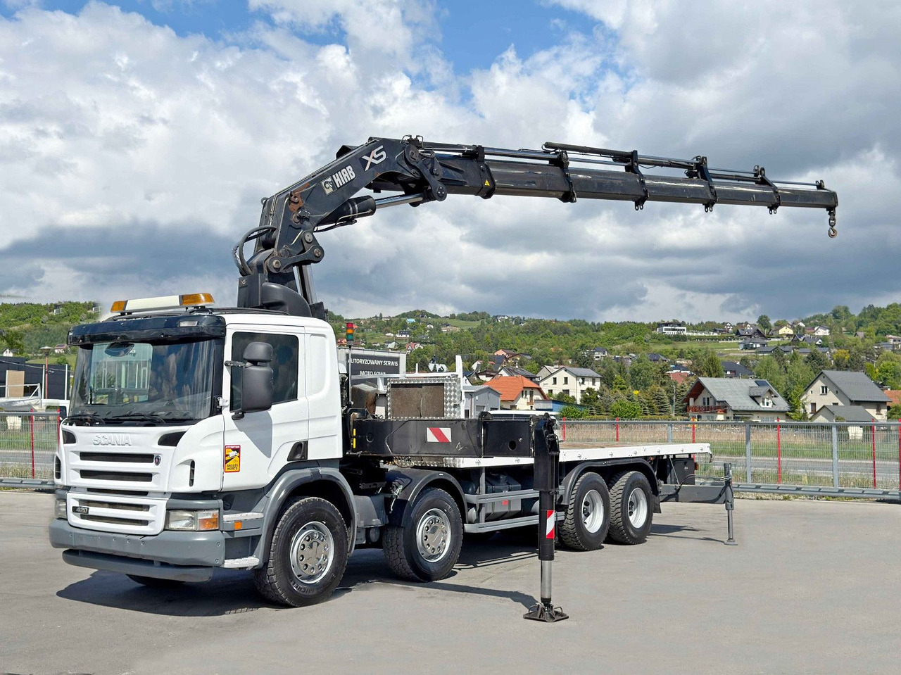 Scania P 420* PLATFORM 6,80m * HIAB 600 EP-5/FUNK * 8x4 - Автоманипулятор: фото 2 Scania P 420* PLATFORM 6,80m * HIAB 600 EP-5/FUNK * 8x4 - Автоманипулятор: фото 2