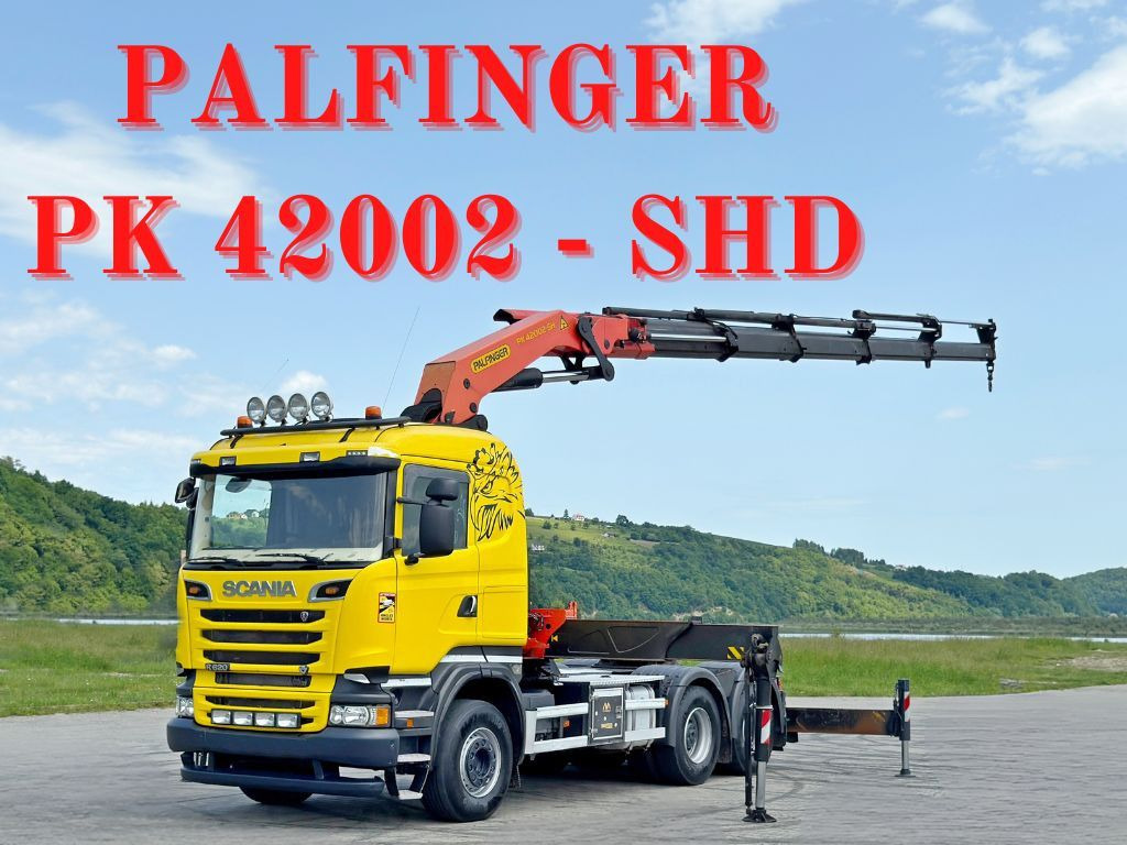 Scania R620 * Sattelzugmaschine + PK 42002-SHD+FUNK/6x4 - Автоманипулятор: фото 1 Scania R620 * Sattelzugmaschine + PK 42002-SHD+FUNK/6x4 - Автоманипулятор: фото 1
