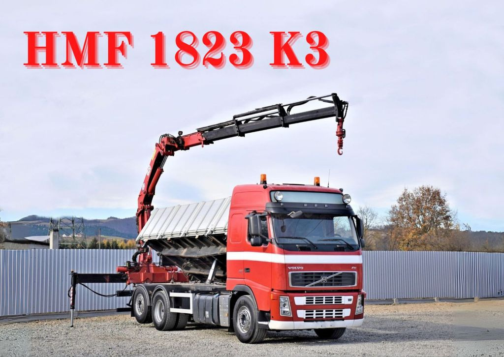 Volvo FH 480 Kipper 6,20m + HMF 1823 K3 + FUNK - Автоманипулятор, Самосвал: фото 1 Volvo FH 480 Kipper 6,20m + HMF 1823 K3 + FUNK - Автоманипулятор, Самосвал: фото 1