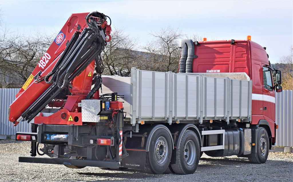 Автоманипулятор, Самосвал Volvo FH 480 Kipper 6,20m + HMF 1823 K3 + FUNK: фото 6