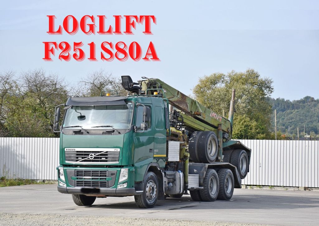 Volvo FH 500 * LOGLIFT F251 S80A + Anhänger /6x4 Volvo FH 500 * LOGLIFT F251 S80A + Anhänger /6x4 - Лесовоз, Автоманипулятор: фото 1 Volvo FH 500 * LOGLIFT F251 S80A + Anhänger /6x4 Volvo FH 500 * LOGLIFT F251 S80A + Anhänger /6x4 - Лесовоз, Автоманипулятор: фото 1