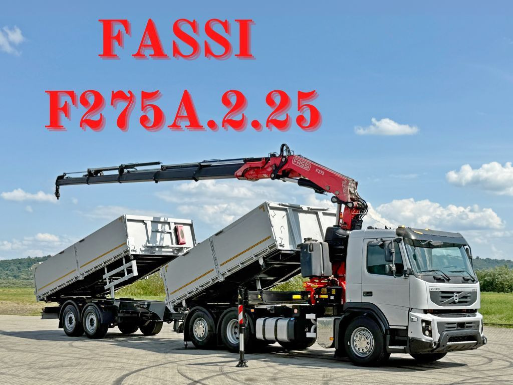 Volvo FMX 420* FASSI F275.2.25 + FUNK + Anhänger / TOP - Автоманипулятор: фото 1 Volvo FMX 420* FASSI F275.2.25 + FUNK + Anhänger / TOP - Автоманипулятор: фото 1