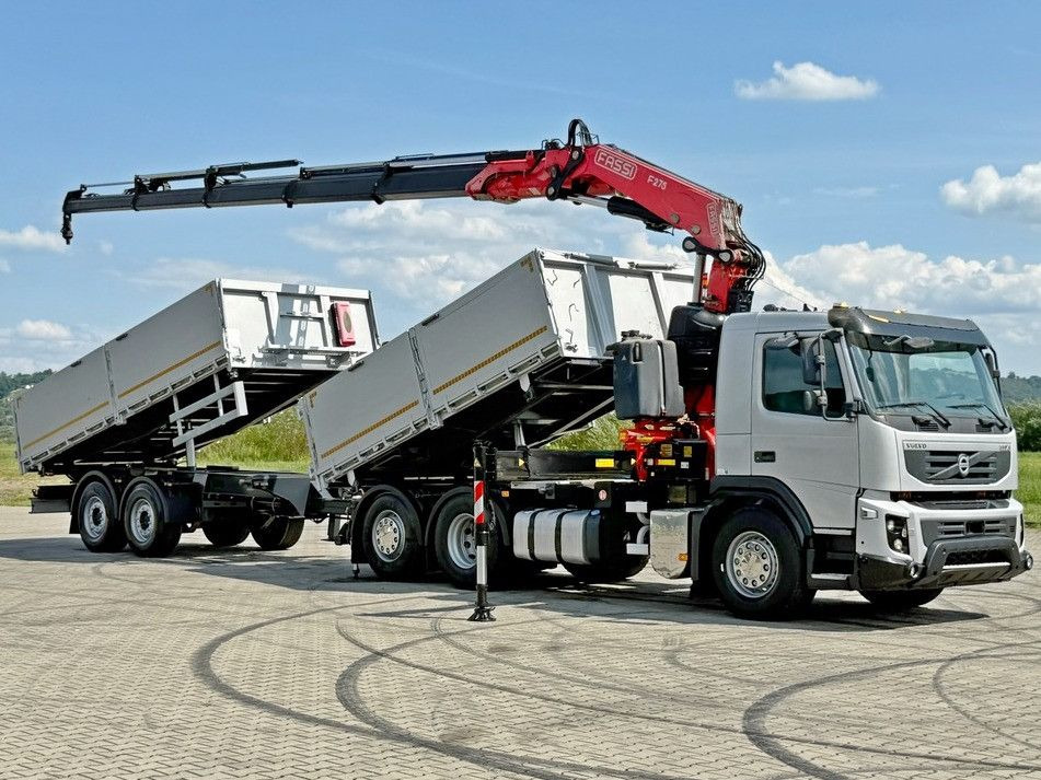 Volvo FMX 420* FASSI F275.2.25 + FUNK + Anhänger / TOP - Самосвал, Автоманипулятор: фото 2 Volvo FMX 420* FASSI F275.2.25 + FUNK + Anhänger / TOP - Самосвал, Автоманипулятор: фото 2