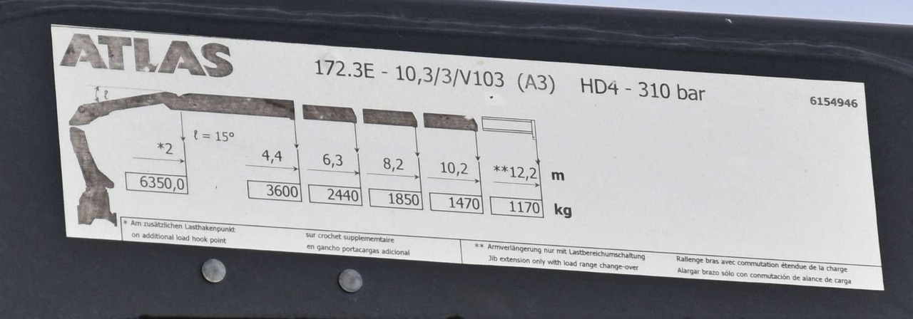Автоманипулятор Volvo FMX 460 Kipper 5,40m *ATLAS 172.3E/FUNK *6x4: фото 8