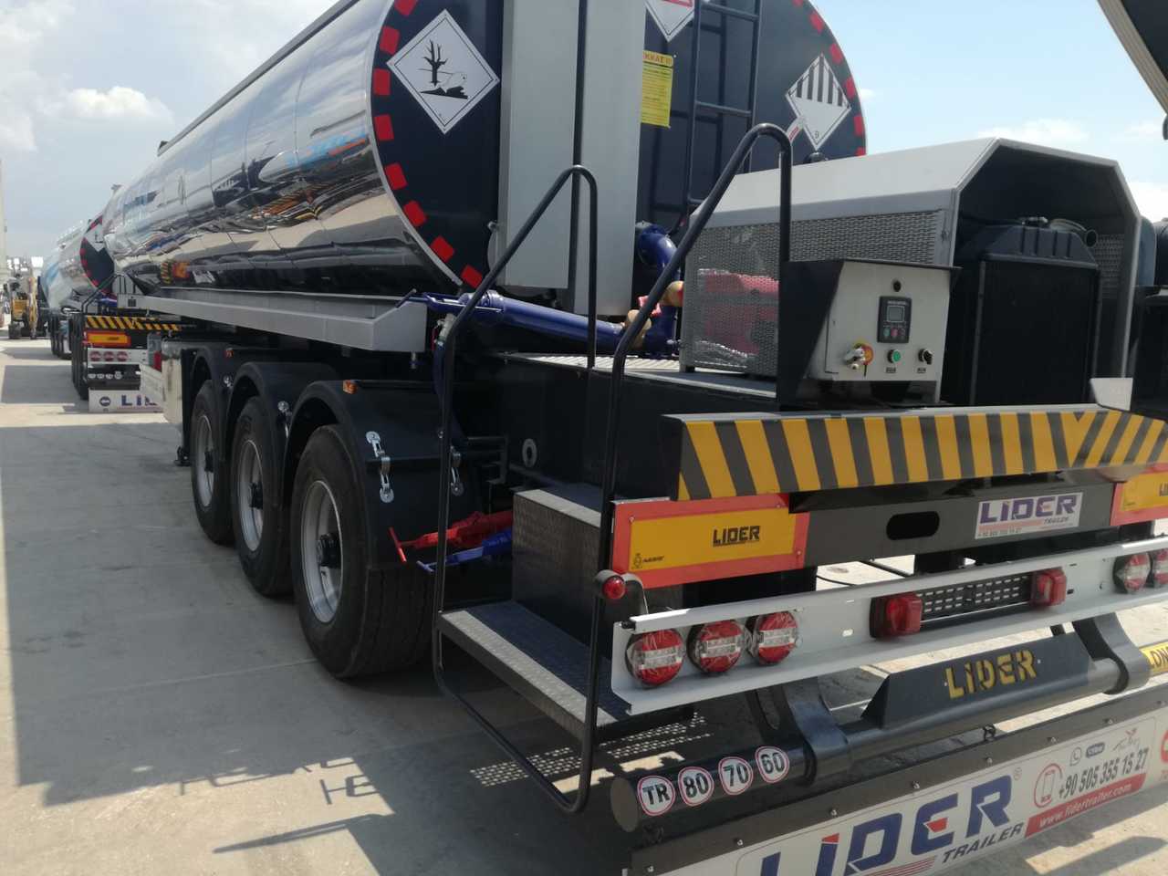 Новый Полуприцеп-цистерна для транспортировки битума LIDER 2024 MODELS NEW LIDER TRAILER MANUFACTURER COMPANY: фото 9