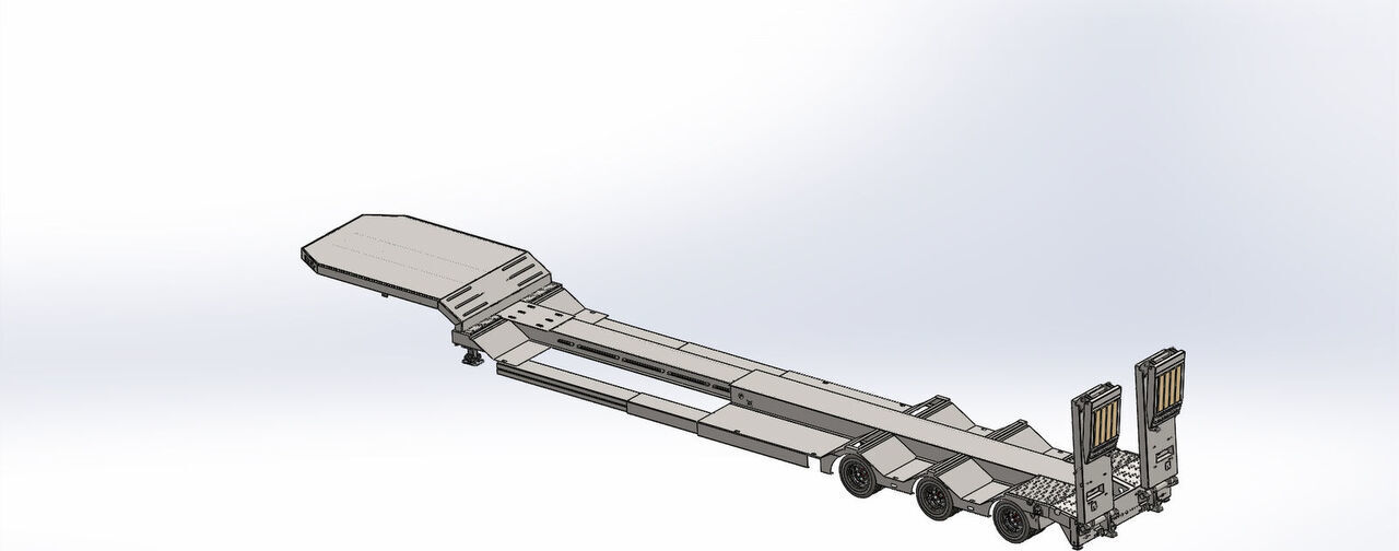 Новый Низкорамный полуприцеп LIDER 2025 YEAR NEW LOWBED TRAILER FOR SALE (MANUFACTURER COMPANY): фото 6
