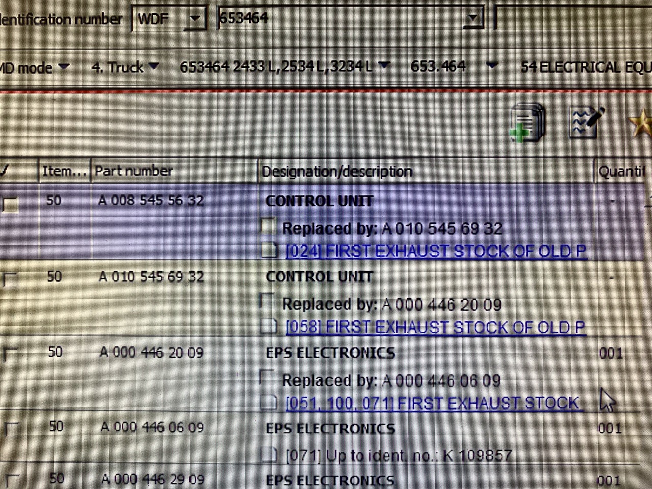 CONTROL UNIT EPS ELECTRONICS MERCEDES SK - Электрическая система для Грузовиков: фото 3 CONTROL UNIT EPS ELECTRONICS MERCEDES SK - Электрическая система для Грузовиков: фото 3