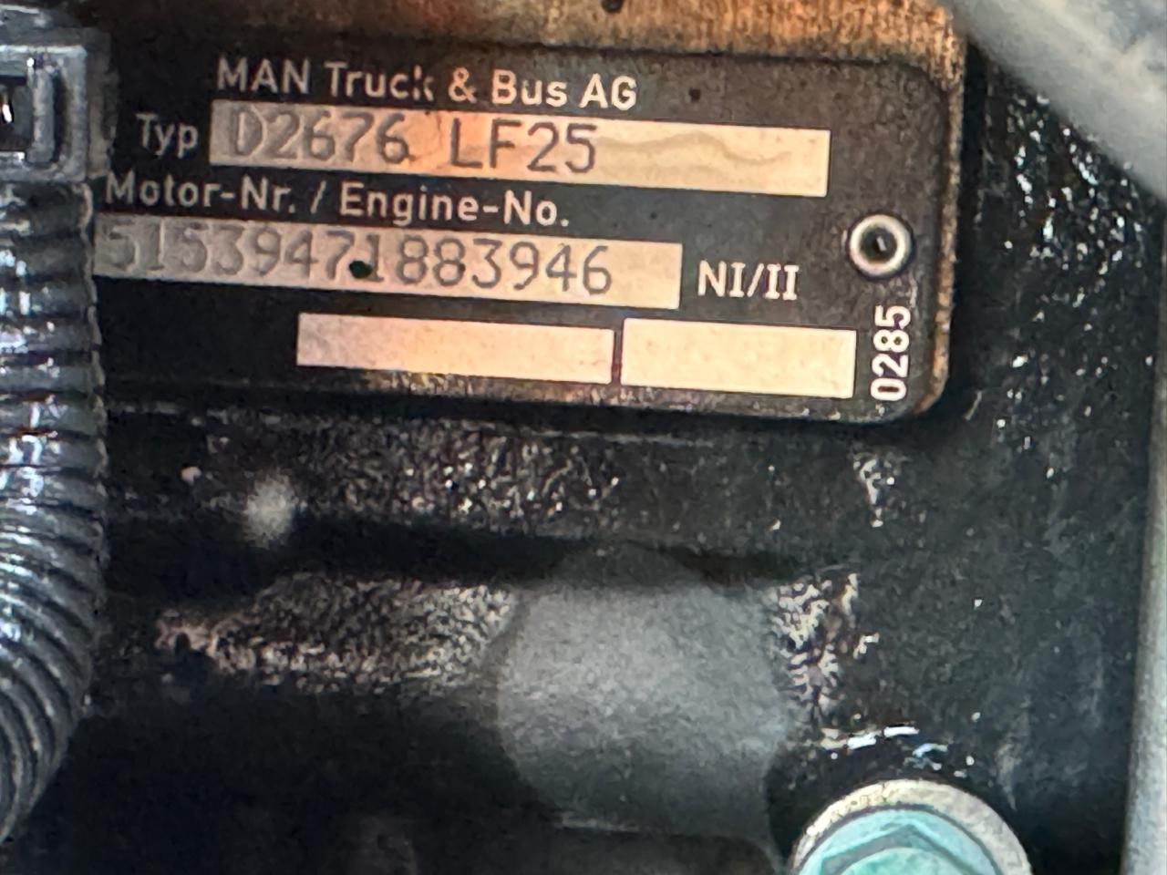 MAN TGX D2676 LF25 480PS EURO 6 - Двигатель и запчасти для Грузовиков: фото 5 MAN TGX D2676 LF25 480PS EURO 6 - Двигатель и запчасти для Грузовиков: фото 5