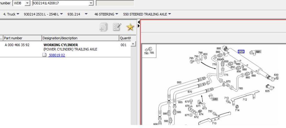WORKING CYLINDER TRAILING AXLE ACTROS MP3 - Гидравлический цилиндр для Грузовиков: фото 3 WORKING CYLINDER TRAILING AXLE ACTROS MP3 - Гидравлический цилиндр для Грузовиков: фото 3