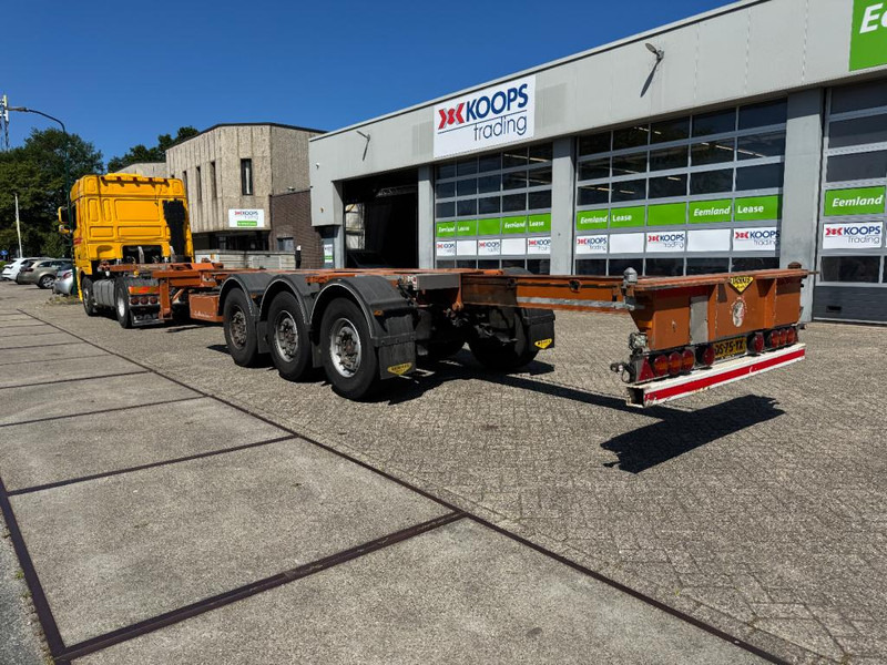 Broshuis MFCC container chassis Multi functioneel 2x 20 1x 30 1x 40 1x 45 saf assen uitschuifbaar tot 14,40 - Шасси полуприцеп: фото 2 Broshuis MFCC container chassis Multi functioneel 2x 20 1x 30 1x 40 1x 45 saf assen uitschuifbaar tot 14,40 - Шасси полуприцеп: фото 2