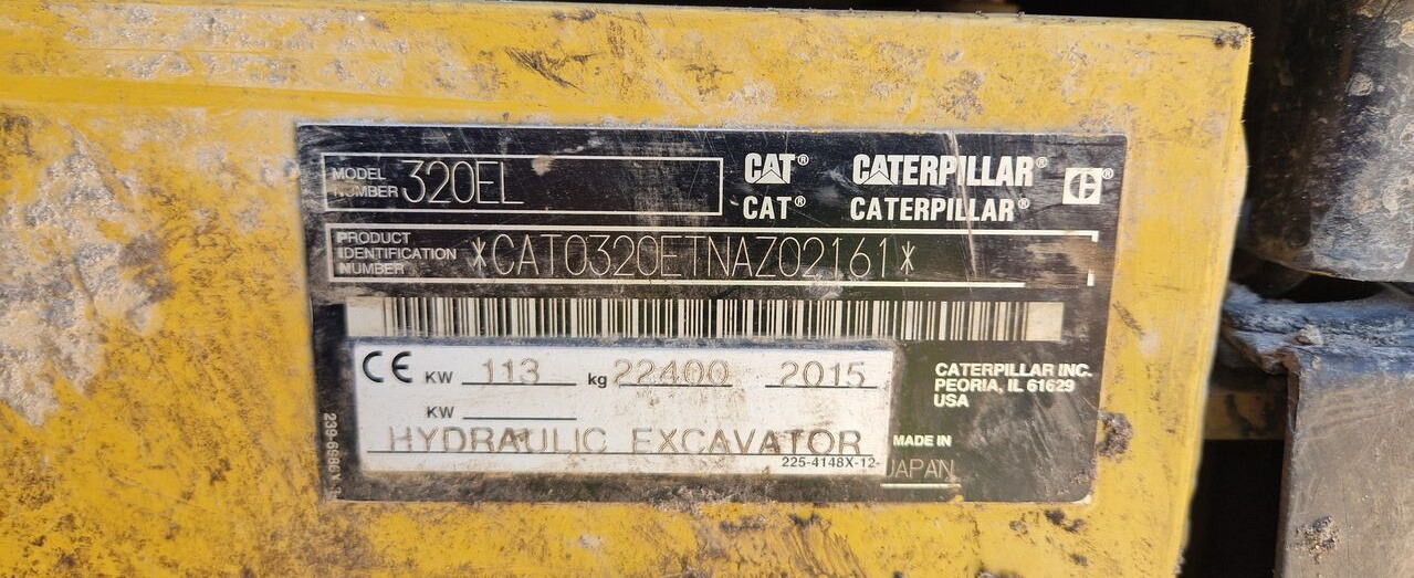 Гусеничный экскаватор Caterpillar 320EL: фото 11