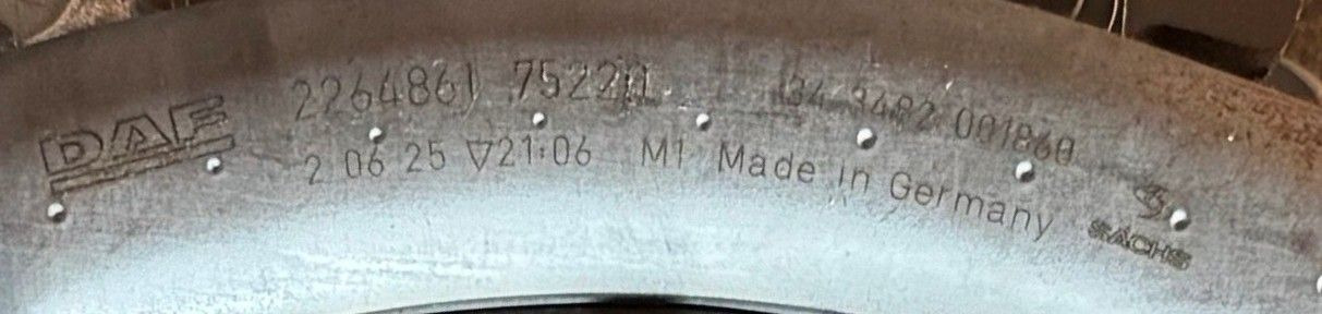 DAF CF XD XF XG KOPPELINGSGEHEEL UIT DEMO MODEL 10KM GEBRUIKT 2264861U - Сцепление и запчасти для Грузовиков: фото 3 DAF CF XD XF XG KOPPELINGSGEHEEL UIT DEMO MODEL 10KM GEBRUIKT 2264861U - Сцепление и запчасти для Грузовиков: фото 3
