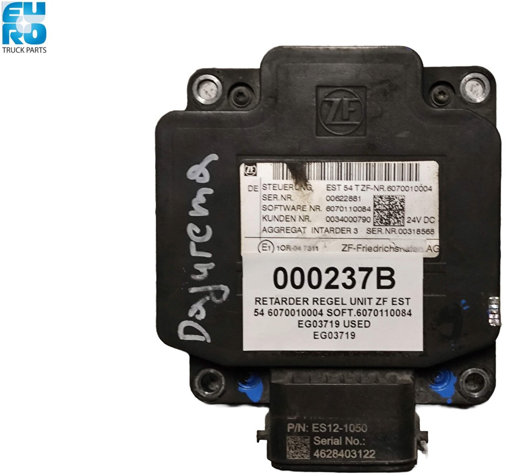 RETARDER REGEL UNIT ZF EST 54 6070010004 SOFT.6070110084 EG03719 USED 000237B - Трансмиссия для Грузовиков: фото 1 RETARDER REGEL UNIT ZF EST 54 6070010004 SOFT.6070110084 EG03719 USED 000237B - Трансмиссия для Грузовиков: фото 1