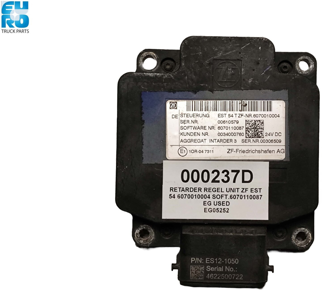 RETARDER REGEL UNIT ZF EST 54 6070010004 SOFT.6070110087 EG USED 000237D - Трансмиссия для Грузовиков: фото 1 RETARDER REGEL UNIT ZF EST 54 6070010004 SOFT.6070110087 EG USED 000237D - Трансмиссия для Грузовиков: фото 1