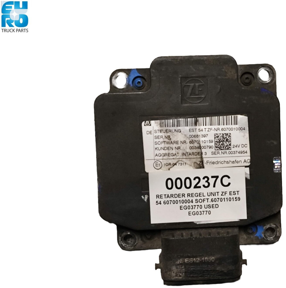 RETARDER REGEL UNIT ZF EST 54 6070010004 SOFT.6070110159 EG03770 USED 000237C - Трансмиссия для Грузовиков: фото 1 RETARDER REGEL UNIT ZF EST 54 6070010004 SOFT.6070110159 EG03770 USED 000237C - Трансмиссия для Грузовиков: фото 1