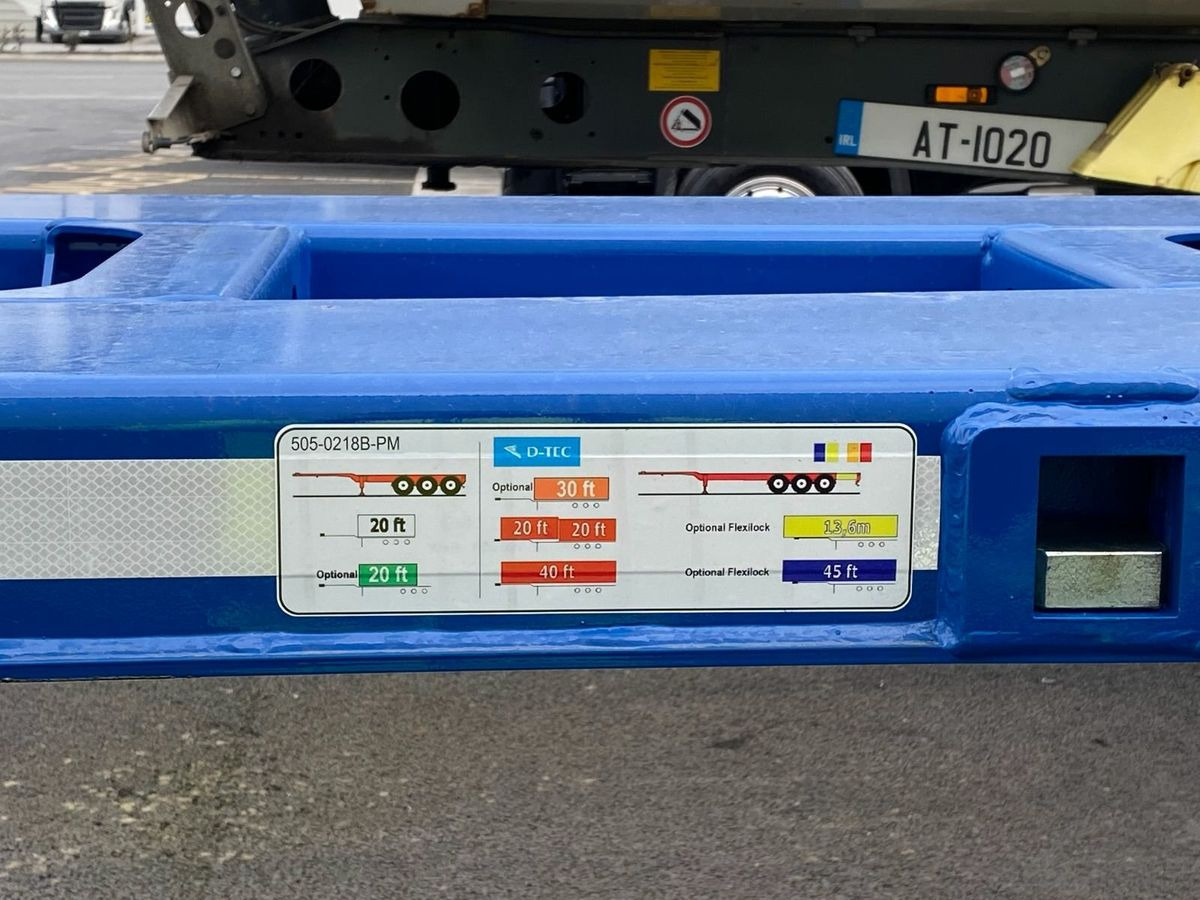 New D-TEC CONTAINER CHASSIS PM-3-SSliding - Прицеп-контейнеровоз/ Сменный кузов: фото 3 New D-TEC CONTAINER CHASSIS PM-3-SSliding - Прицеп-контейнеровоз/ Сменный кузов: фото 3