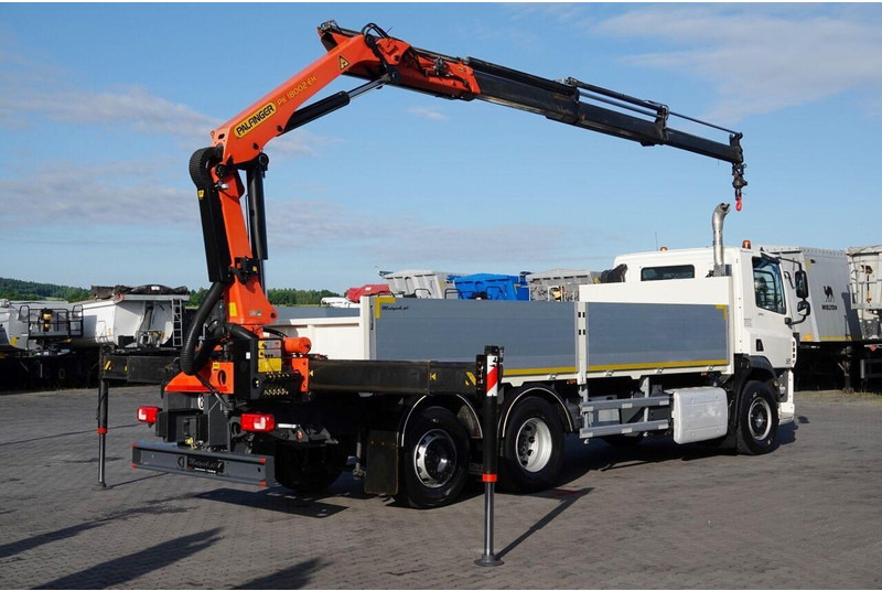 DAF CF 370 / 6x2 / SKRZYNIOWY - paka: 6,4 m / + HDS PALFINGER PK 180 - Грузовик бортовой/ Платформа, Автоманипулятор: фото 4 DAF CF 370 / 6x2 / SKRZYNIOWY - paka: 6,4 m / + HDS PALFINGER PK 180 - Грузовик бортовой/ Платформа, Автоманипулятор: фото 4