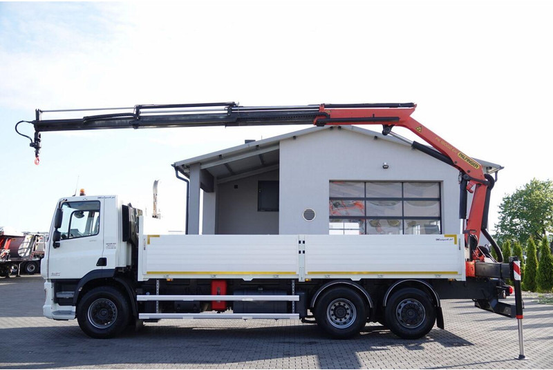 DAF CF 370 / 6x2 / SKRZYNIOWY - paka: 6,4 m / + HDS PALFINGER PK 180 - Грузовик бортовой/ Платформа, Автоманипулятор: фото 2 DAF CF 370 / 6x2 / SKRZYNIOWY - paka: 6,4 m / + HDS PALFINGER PK 180 - Грузовик бортовой/ Платформа, Автоманипулятор: фото 2