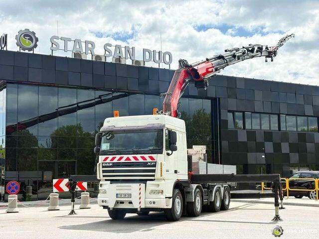 DAF XF 105.510 8x4 FASSI F800 XP Crane Fifth wheel - Грузовик бортовой/ Платформа, Автоманипулятор: фото 1 DAF XF 105.510 8x4 FASSI F800 XP Crane Fifth wheel - Грузовик бортовой/ Платформа, Автоманипулятор: фото 1