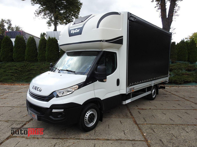 Iveco DAILY 35S18 PLANDEKA WINDA 8 PALET TEMPOMAT KLIMATYZACJA 180KM - Тентованный фургон: фото 1 Iveco DAILY 35S18 PLANDEKA WINDA 8 PALET TEMPOMAT KLIMATYZACJA 180KM - Тентованный фургон: фото 1