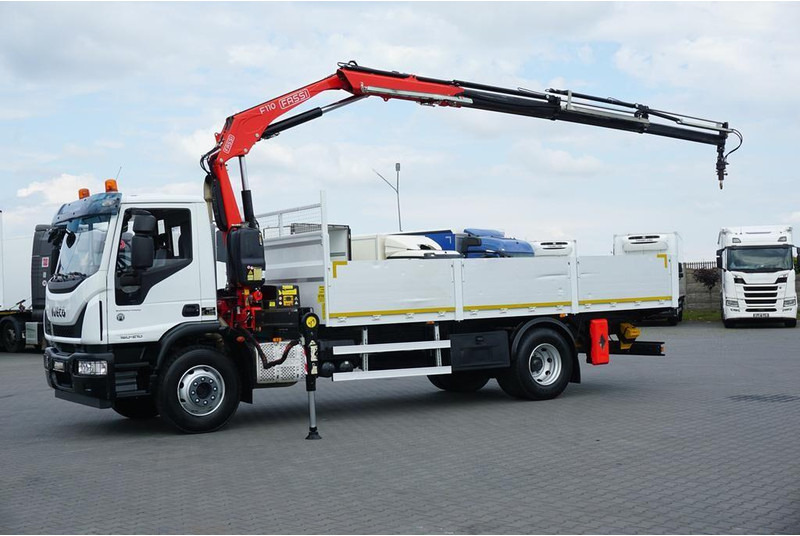 Iveco EUROCARGO / 160-21 / SKRZYNIOWY + HDS / FASSI F110 / ROTATOR / P - Грузовик бортовой/ Платформа, Автоманипулятор: фото 4 Iveco EUROCARGO / 160-21 / SKRZYNIOWY + HDS / FASSI F110 / ROTATOR / P - Грузовик бортовой/ Платформа, Автоманипулятор: фото 4