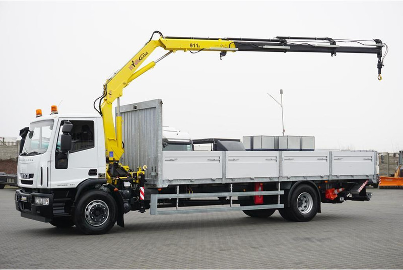 Iveco EUROCARGO / 180E25 / SKRZYNIOWY + HDS + WINDA / HYVA 911 / ROTAT - Грузовик бортовой/ Платформа, Автоманипулятор: фото 3 Iveco EUROCARGO / 180E25 / SKRZYNIOWY + HDS + WINDA / HYVA 911 / ROTAT - Грузовик бортовой/ Платформа, Автоманипулятор: фото 3