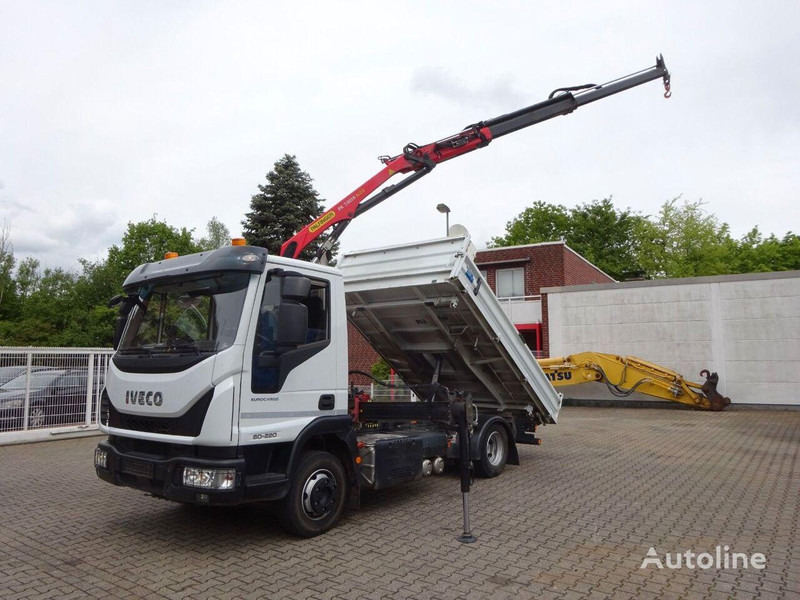Iveco Eurocargo 80-220 Tipper + crane - Самосвал, Автоманипулятор: фото 1 Iveco Eurocargo 80-220 Tipper + crane - Самосвал, Автоманипулятор: фото 1