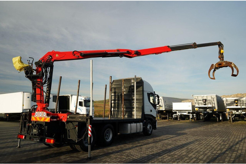 Iveco STRALIS 560 / 6X4 / DO DREWNA / DO DRZEWA / DO LASU / HDS PALFIN - Лесовоз, Автоманипулятор: фото 5 Iveco STRALIS 560 / 6X4 / DO DREWNA / DO DRZEWA / DO LASU / HDS PALFIN - Лесовоз, Автоманипулятор: фото 5