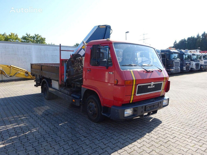 Грузовик бортовой/ Платформа, Автоманипулятор MAN 9.150 - Flatbed+crane: фото 9