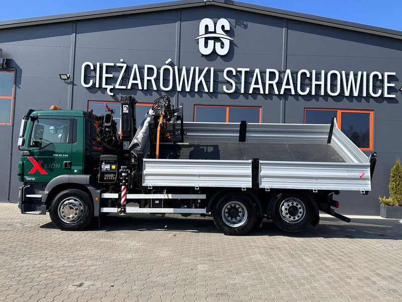 Самосвал, Автоманипулятор MAN GM TGS TGX 26.340 // E5// 6x2 6x4 //WYWROTKA 3-S / HIAB XS 122 H: фото 17