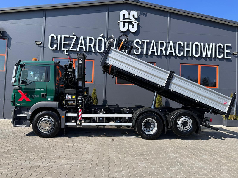 Самосвал, Автоманипулятор MAN GM TGS TGX 26.340 // E5// 6x2 6x4 //WYWROTKA 3-S / HIAB XS 122 H: фото 14