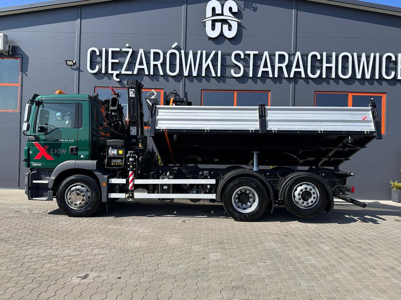 Самосвал, Автоманипулятор MAN GM TGS TGX 26.340 // E5// 6x2 6x4 //WYWROTKA 3-S / HIAB XS 122 H: фото 20
