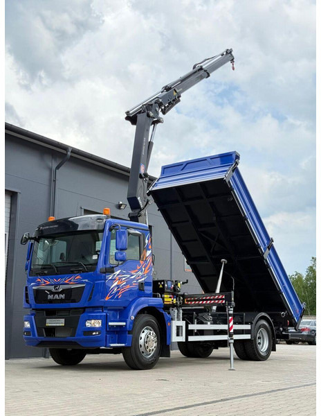 MAN MAN TGM TGL TGS 18.250 // E6 // wywrotka + HDS HMF z pilotem // - Самосвал: фото 1 MAN MAN TGM TGL TGS 18.250 // E6 // wywrotka + HDS HMF z pilotem // - Самосвал: фото 1