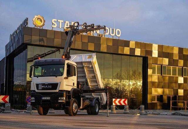 MAN TGS 18.360 4x4 HIAB 144 E-4 Crane Kipper - Самосвал, Автоманипулятор: фото 1 MAN TGS 18.360 4x4 HIAB 144 E-4 Crane Kipper - Самосвал, Автоманипулятор: фото 1